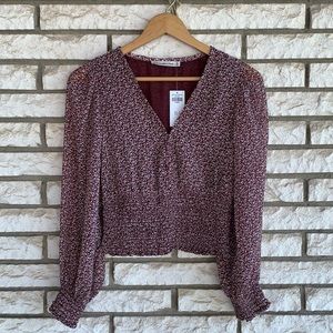 A&F long sleeve blouse